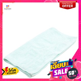 ผ้าขนหนูสีพื้น ขนาด 15 x 32 นิ้ว สีมิ้นท์ Solid color towel, size 15 x 32 inches, mint colorผ้าขนหนู