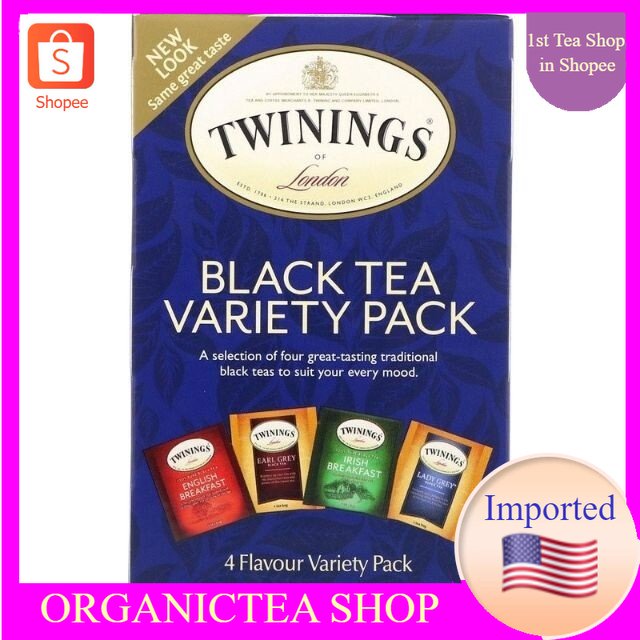 ชาทไวนิงส์ Twinings, Black Tea Variety Pack, 20 Tea Bags