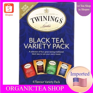 ชาทไวนิงส์ Twinings, Black Tea Variety Pack, 20 Tea Bags,💚พร้อมส่ง💜