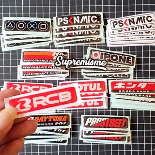 Pskn RCB สติกเกอร์ตราสัญลักษณ์ 3D CVT | สติกเกอร์กรอง ลายนูน 3d สําหรับ Honda Gank Ipone CVT | สติกเกอร์เรซิ่น ลายนูน Daytona Motul CVT สําหรับติดตกแต่ง