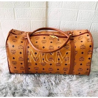 👜กระเป๋าเดินทาง MCM🖤พร้อมสายสะพาย 18" ภาพงานจริงไม่มีกล่องค่ะ