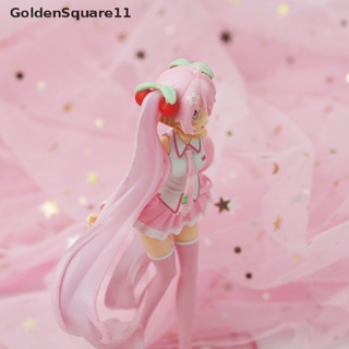 Goldensquare โมเดลฟิกเกอร์ PVC รูปการ์ตูนอนิเมะซากุระ สีชมพู ขนาด 14 ซม. ของเล่นสําหรับเด็ก