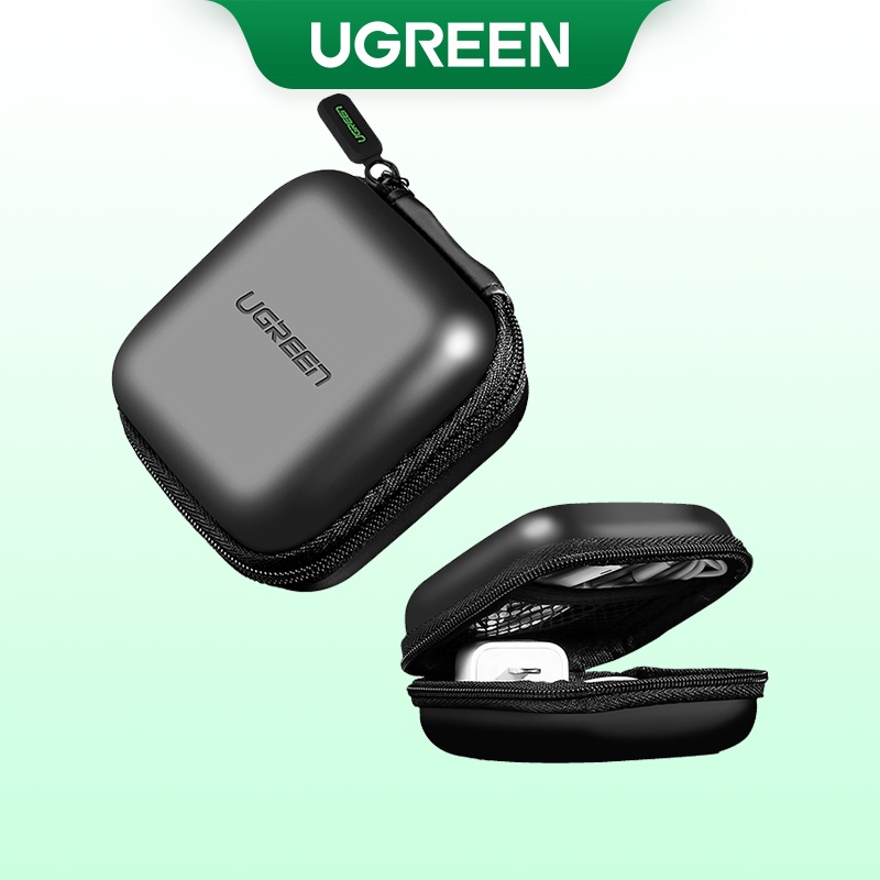 Ugreen Storage Bagกล่องเคส สำหรับจัดเก็บหูฟัง เมมโมรี่การ์ด ขนาด 8x8x4 ซม.ไซซ์ S