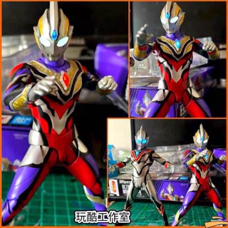 [พร้อมส่ง] โมเดลตุ๊กตาฟิกเกอร์ รูปอุลตร้าแมน True Triga Light Dark Form Ultraman ACT Joint Movable ของเล่นสําหรับเด็ก