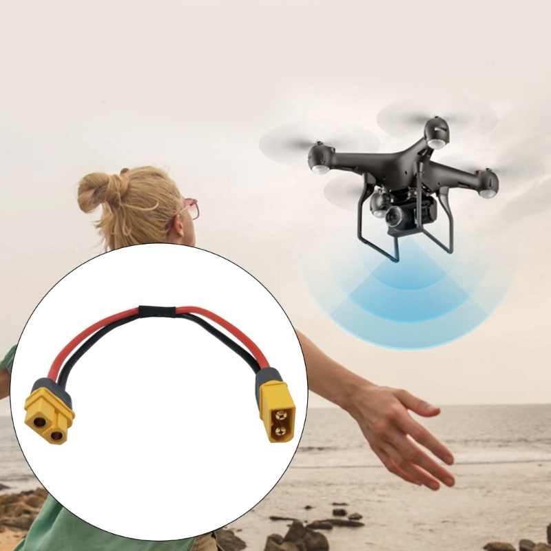 Niki ชาย + หญิง Golden Connector XT60 สายป้องกันการลื่นไถล Banana Plug Connector XT-60