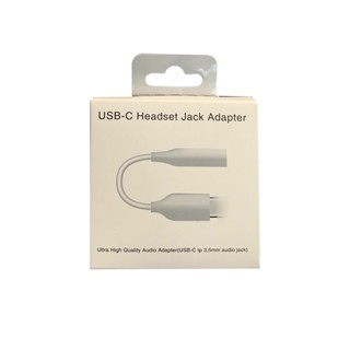 JH-048 ตัวแปลงหูฟัง USB Type C To 3.5mm Earphone Jack Adapter Aux Audio Cable Headphone Type-C Converter ตัวแปลง หูฟัง