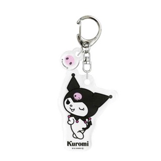 Kuromi acrylic die-cut keychain