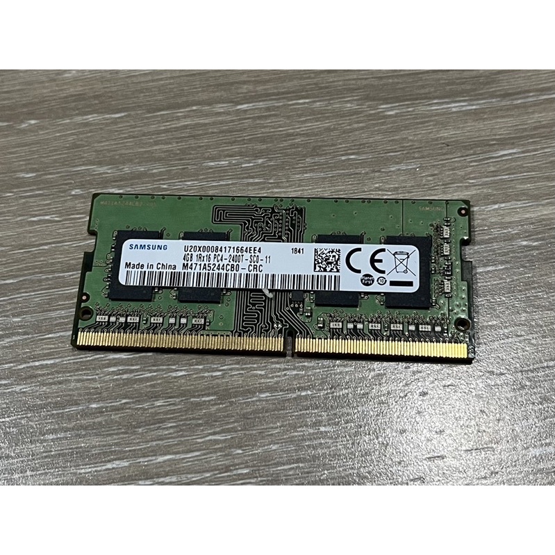 Samsung แรมโน๊ตบุ๊ค RAM DDR4 Notebook 4GB Bus 2400Mhz 1Rx16 (สินค้ามือสอง)