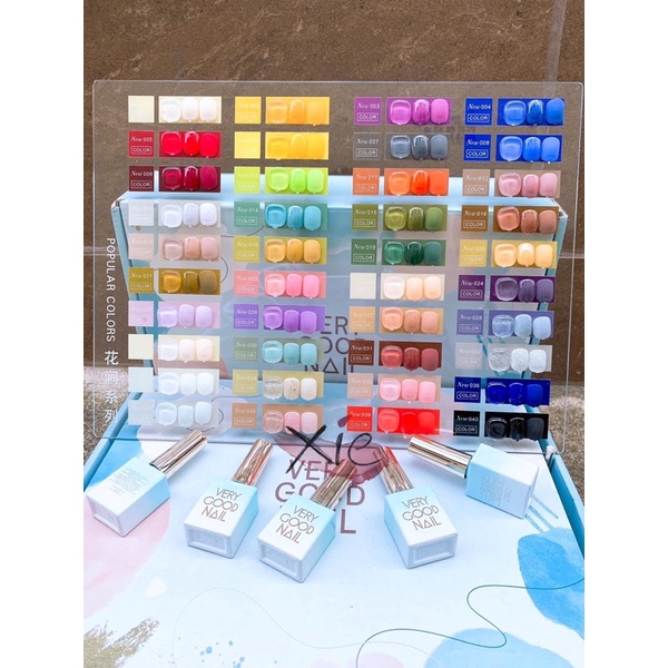 ชุด สีเจล ทาเล็บ Very good nail 40สี แถมเบสท็อปชาร์จสี