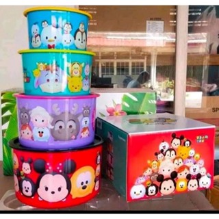 TUPPERWARE ทัปเปอร์แวร์ DISNEY tsum tsum กระป๋อง 3 ฟรี 1 รวม 4 ขวด/ของขวัญวันเกิด