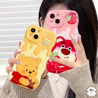 เคสโทรศัพท์มือถือ TPU ลายการ์ตูนหมีพูห์น่ารัก สําหรับ Realme 10 C35 C33 C30 C21 C20 C20A C11 C12 C15 C17 C3 C21Y C25Y C25 C25s 9 8 Pro 7 7i 5 5i 6i 5s Narzo 20 Narzo 30A 50 เคสนิ่ม