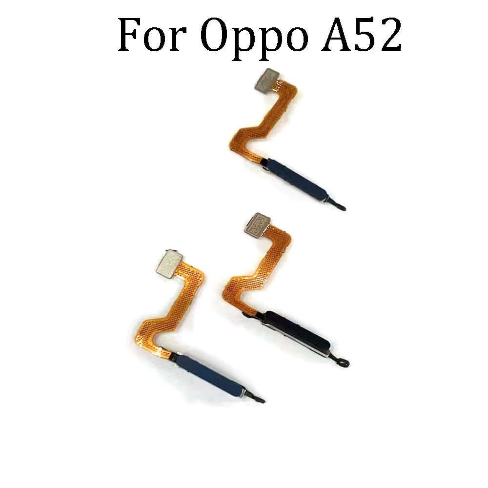 ปุ่ม Home Touch ID เซ็นเซอร์ลายนิ้วมือ Flex Cable สําหรับ Oppo A52