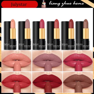 Julystar ขายดี ลิปสติก เนื้อแมตต์กํามะหยี่ กันน้ํา ติดทนนาน สีเขียว สีม่วง สําหรับปาร์ตี้ฮาโลวีน คริสต์มาส