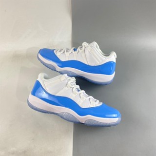 Oh9q Air Jordan 11 Low "Columbia Blue" 528895-106 รองเท้ากีฬา รองเท้าบาสเก็ตบอล