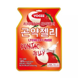 🍒 YOGEE Konjac Jelly Lychee Flavor เยลลี่บุก รสลิ้นจี่ 200 กรัม