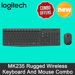 Logitech MK235 Rugged Wireless Keyboard and Mouse Combo Set