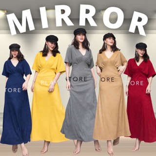 Mirrorsister’s Karma MAXiDRESS เดรสไปงาน ชุดไปงาน แมกซี่ไปงาน เดรสใส่ได้ทุกวัน เดรสผ้าร่อง เดรสยาว