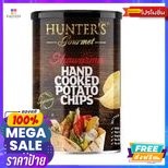 ขนม Hunters Gourmet Hand Cooked Potato Chips Shawarma มันฝรั่งแผ่นทอดกรอบ รสชาวาม่า ฮันเตอร์กรูเมท  150กรัม Hu