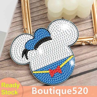 【จัดส่งฟรี】เสื่อรองแก้วน้ํา ลายการ์ตูนเพชรโมเสค กันลวก DIY สําหรับเด็ก [boutique520.th]