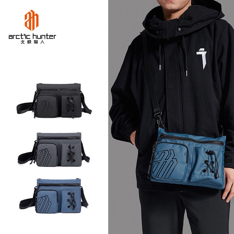 NEW Arctic Hunter (K00535) กระเป๋าผู้ชาย/ผู้หญิง กระเป๋าสะพาย ผ้าแบบใหม่กันน้ำ น้ำหนักเบามาก
