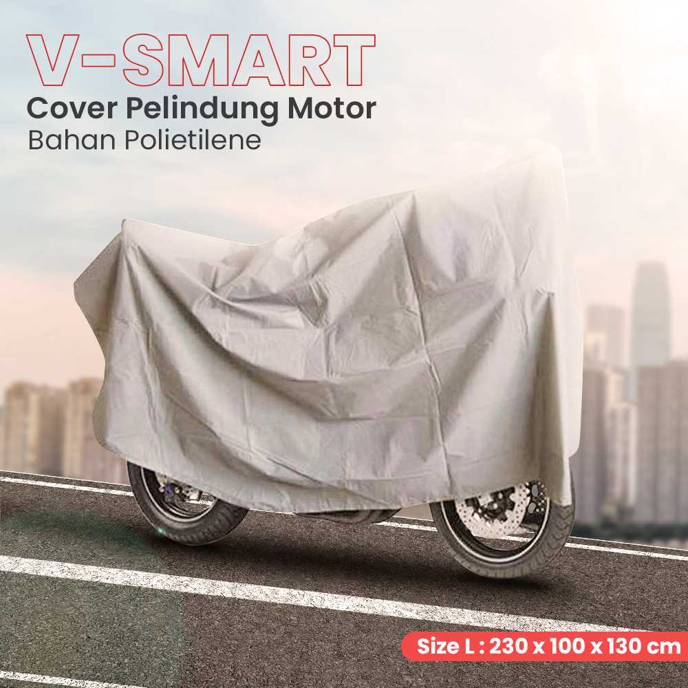 V-SMART ฝาครอบป้องกันรถจักรยานยนต์ วัสดุโพลีเอทิลีน - CV330 - HBMI