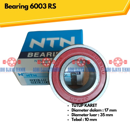 แบริ่ง 6003 2RS NTN*