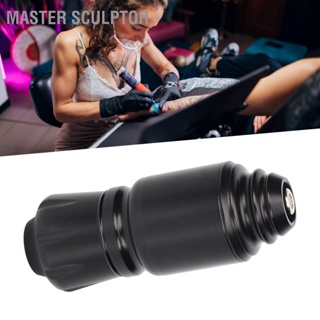  Master Sculptor เครื่องสักปากกาโรตารี่อลูมิเนียมอัลลอยด์พร้อมแหล่งจ่ายไฟสักไร้สาย 1500mAh สำหรับศิลปินสัก