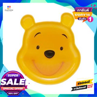 Deep จานเมลามีนทรงลึก Flower Ware รุ่น หมีพูห์ P6279-6 ขนาด 6 นิ้ว สีเหลืองmelamine Deep Plate Flower Ware Pooh Model P6