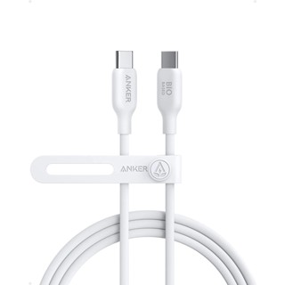 ANKER 543 (140W) C to C Cable (Bio-Based 6ft) 180cm White รุ่น A80E2021-AK334-Z (CEC-001229)