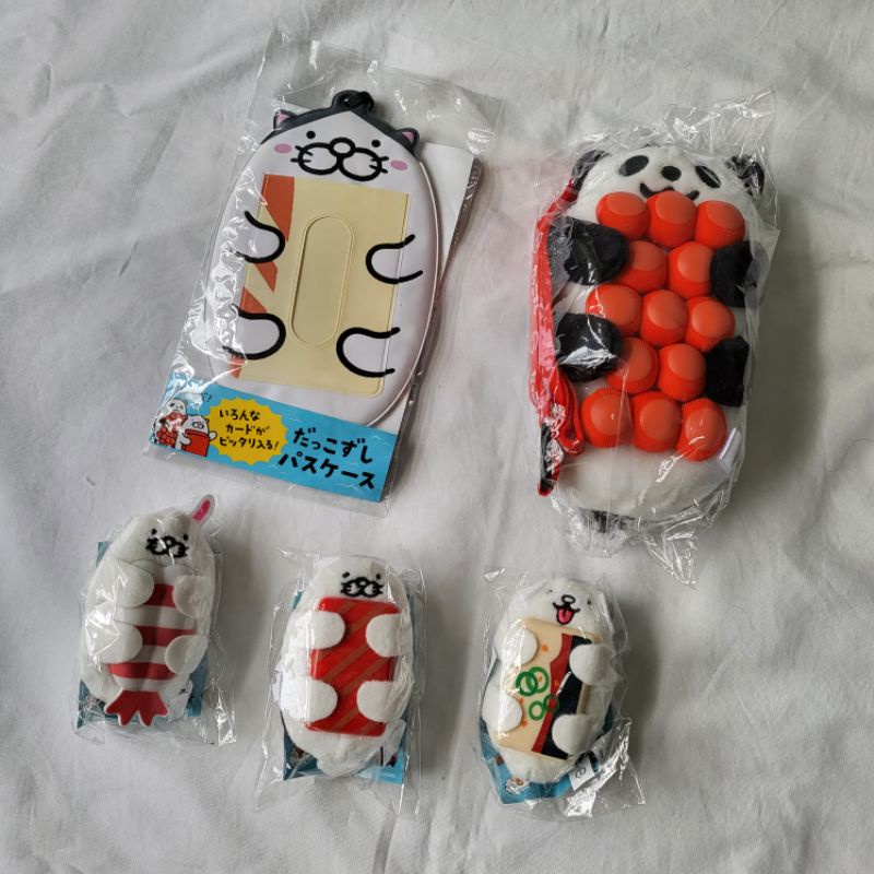 Sushiro ซองกันน้ำ เครยอนชินจัง Sticker ติดบัตร ซูชิ น่ารัก ที่ใส่บัตร ป้ายห้อยคอ พวงกุญแจ ตุ๊กตา แมว