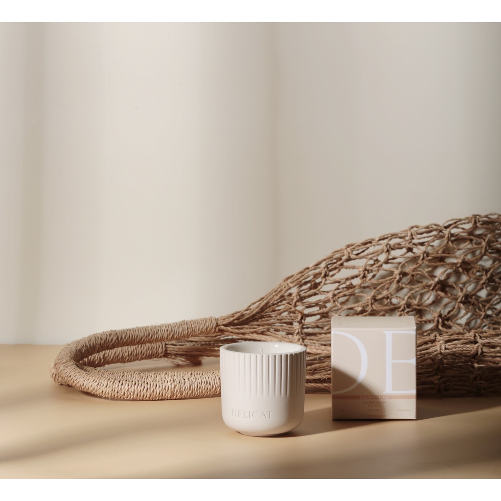 Delicat Scented Candle เทียนหอม