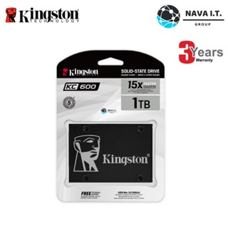 COINSคืน15%⚡FB9JMZV6⚡ KINGSTON 1024GB KC600 2.5" SATA SSD SATA REV 3.0 550R / 520W MB/S SKC600/1024G