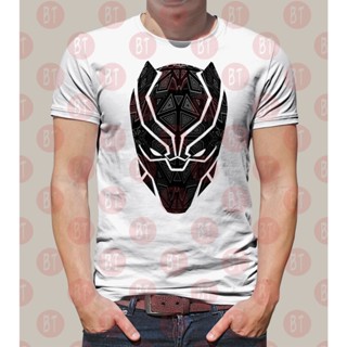 Marvel Avengers Superhero Black Panther Geometric Mask Unisex Gildan Premium S to 5XL T-Shirt_04