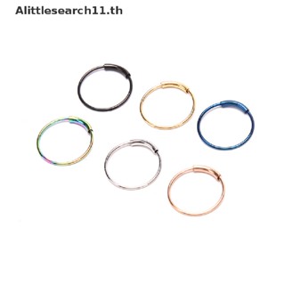 Alittlesearch11 แหวนเหล็ก สไตล์พังก์ เครื่องประดับแฟชั่น สําหรับจมูกผ่าตัด TH