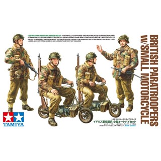 35337 1/35 BRITISH PARATROOPERS w/SMALL MOTORCYCLE