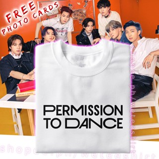 Permission To Dance T-Shirt / Permission To Dance Shirt / Army Merch Outfit  WHITE