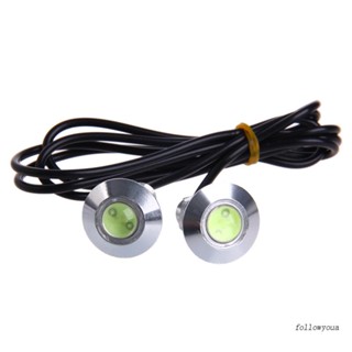 Fol 1 P รถมอเตอร์ไซด์ LED แฟลช Strobe Light Unique Eagle Eye แฟลชไฟสําหรับรถสกูตเตอร์วิบากจักรยานสปอตไลท์