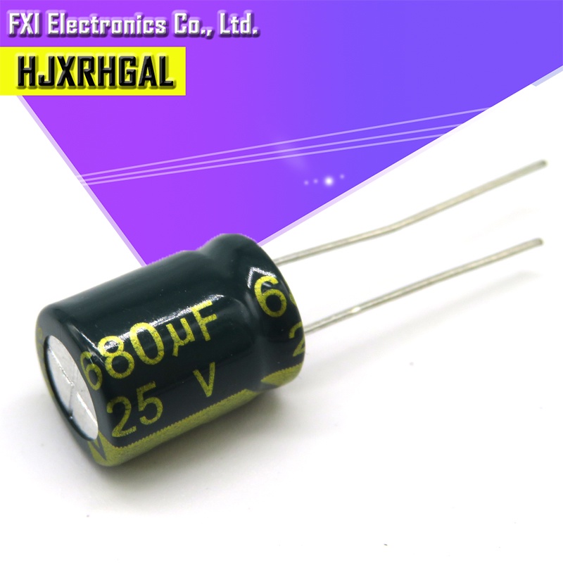 20PCS 25V680UF 10X13 680UF 25V 10*13 ตัวเก็บประจุไฟฟ้าใหม่
