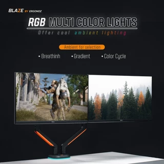 ERGONOZ แขนจับจอ ขาตั้งจอคอมพิวเตอร์ Monitor Arm รุ่น BLAZE สำหรับหน้าจอ 17 - 32 นิ้ว