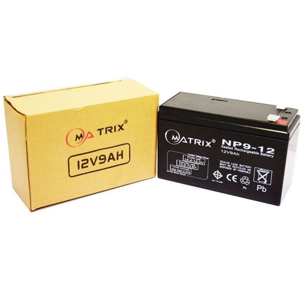 BATTERY UPS 9Ah/ 12V 'MATRIX' (BT009)