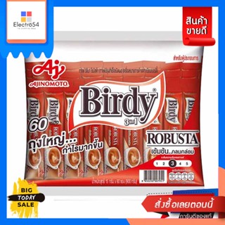 Birdy(เบอร์ดี้) Birdy 3in1 เบอร์ดี้ 3อิน1 โรบัสต้า ขนาด 15ก. แพ็ค 60ซอง [Best Seller] Birdy 3in1 Birdy 3in1 Robu