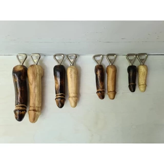 ที่เปิดขวด สีเนื้อไม้,สีเผา ขนาด 10 cm. - 20 cm. T0161 - T0168