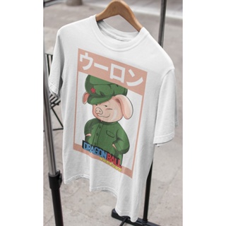 เสื้อยืด Unisex  รุ่น อูลอน Oolong Edition T-Shirt ดราก้อนบอล Dragon Ball สวยใส่สบายแบรนด์ Khepri 100%cotton comb_04