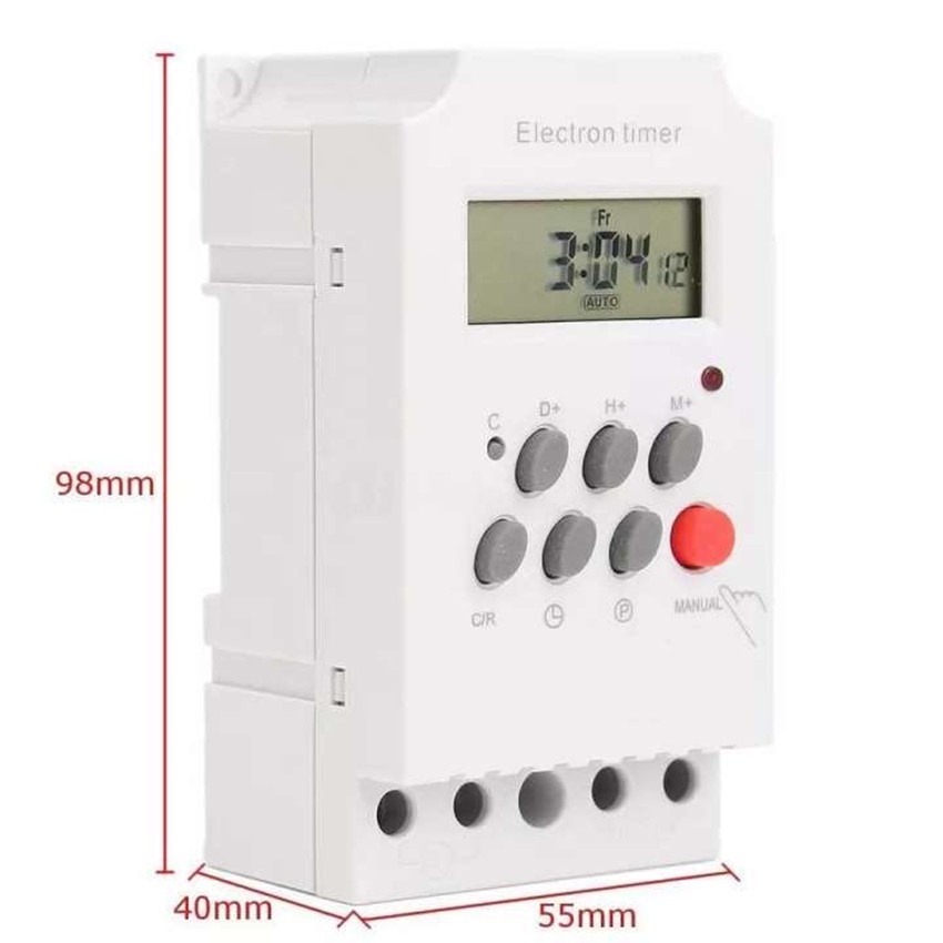 Center KG316T -ll Timer Switch 220V 25A นาฬิกา เครื่องตั้งเวลา เปิด-ปิด อุปกรณ์ไฟฟ้า อัตโนมัติๅ