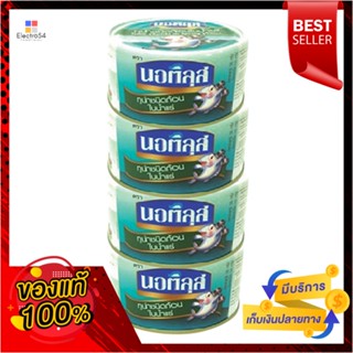 inSpring 170นอติลุสทูน่าชนิดก้อนในน้ำแร่กรัม x4กระป๋องNautilus TunaSteak Spring inWater170g