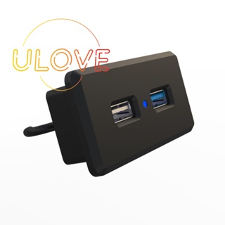 อะแดปเตอร์ซ็อกเก็ตชาร์จ USB 2 พอร์ต 2A 9V QC3.0 สําหรับอะแดปเตอร์ชาร์จ