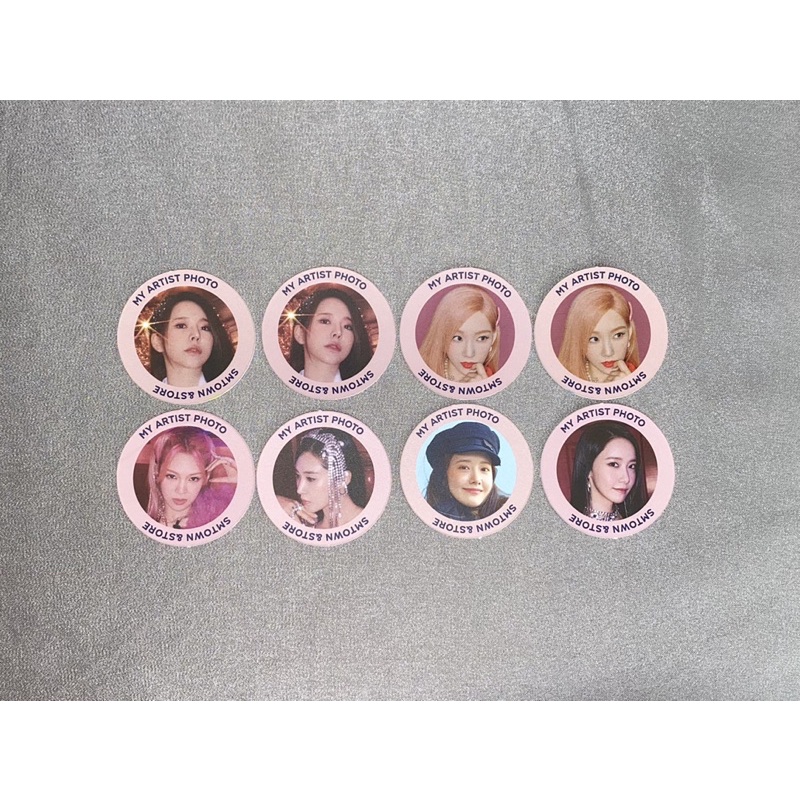 SNSD Takji / Ddakji Circle Card Photocard Original (Sunny Hyoyeon Taeyeon Yuri Yoona)