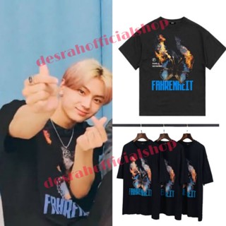 Korean KPop T-Shirt enhypen JAY FAHRENHEIT BUTTERFLY raster print Dsdc_11