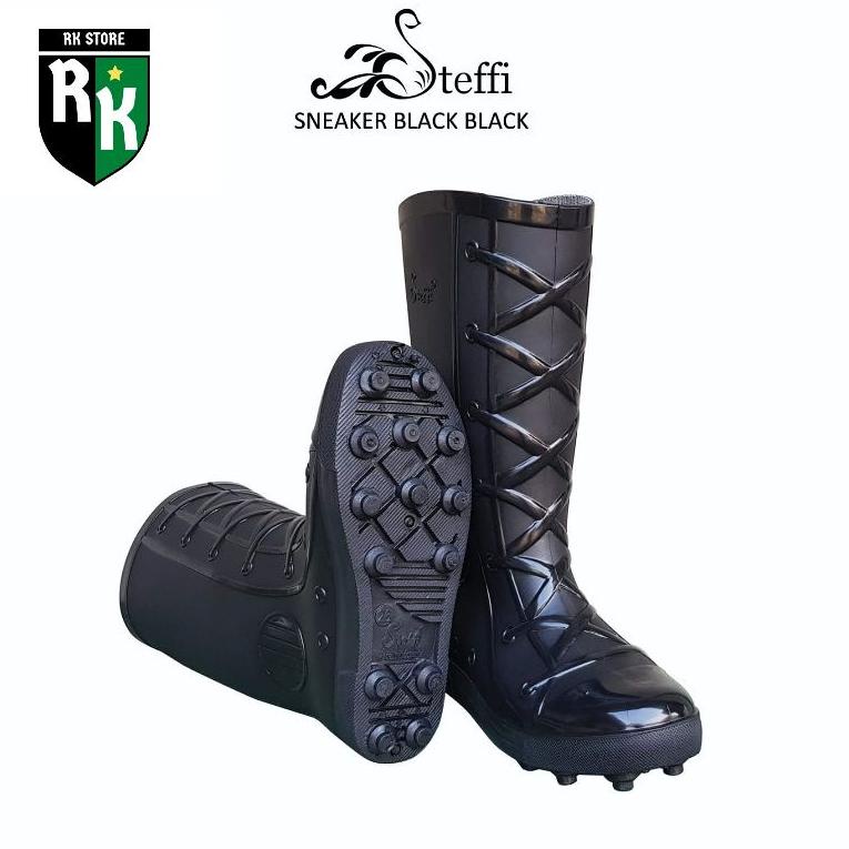 [ศิลปะ. 8011] SNEAKER (25-27(39-44) Steffi Boots PROJECT Boots PVC garden สระน้ําผู้ใหญ่ยืดหยุ่นสูง