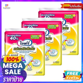 [ถูกยกลัง] ไลฟ์รี่ แผ่นเสริมซึมซับ สำหรับกลางวัน ขนาดมาตรฐาน 60 ชิ้น 3 แพ็ค [Cartoned] Lifree absorbe